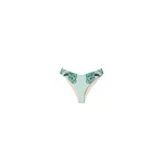 La DoubleJ Mirage Bottom in Blooming Tulip Placée Mint - Beachwear - Milanese Maximalist Fashion at Coveti