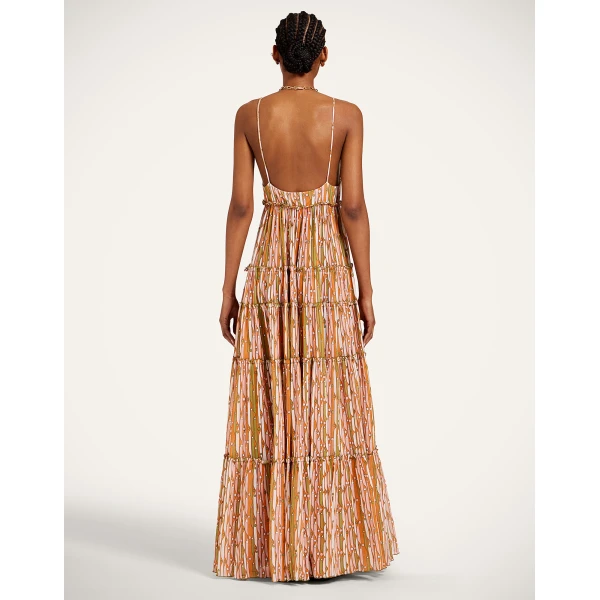 La DoubleJ Nymph Dress in Smarties Orange - Dresses - Milanese Maximalist Fashion at Coveti