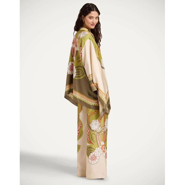 La DoubleJ Palazzo Pants in Ambrosia Placée Ivory - Pants - Milanese Maximalist Fashion at Coveti