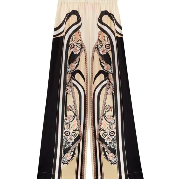 La DoubleJ Palazzo Pants in Ambrosia Placée Pale Pink - Pants - Milanese Maximalist Fashion at Coveti