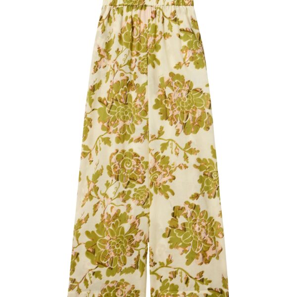 La DoubleJ Palazzo Pants in Oasis Green - Pants - Milanese Maximalist Fashion at Coveti
