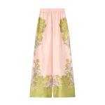 La DoubleJ Palazzo Pants in Swathe Placée Pink - Pants - Milanese Maximalist Fashion at Coveti