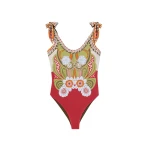 La DoubleJ Pammy Reversible Suit in Ambrosia Placée Green - Beachwear - Milanese Maximalist Fashion at Coveti