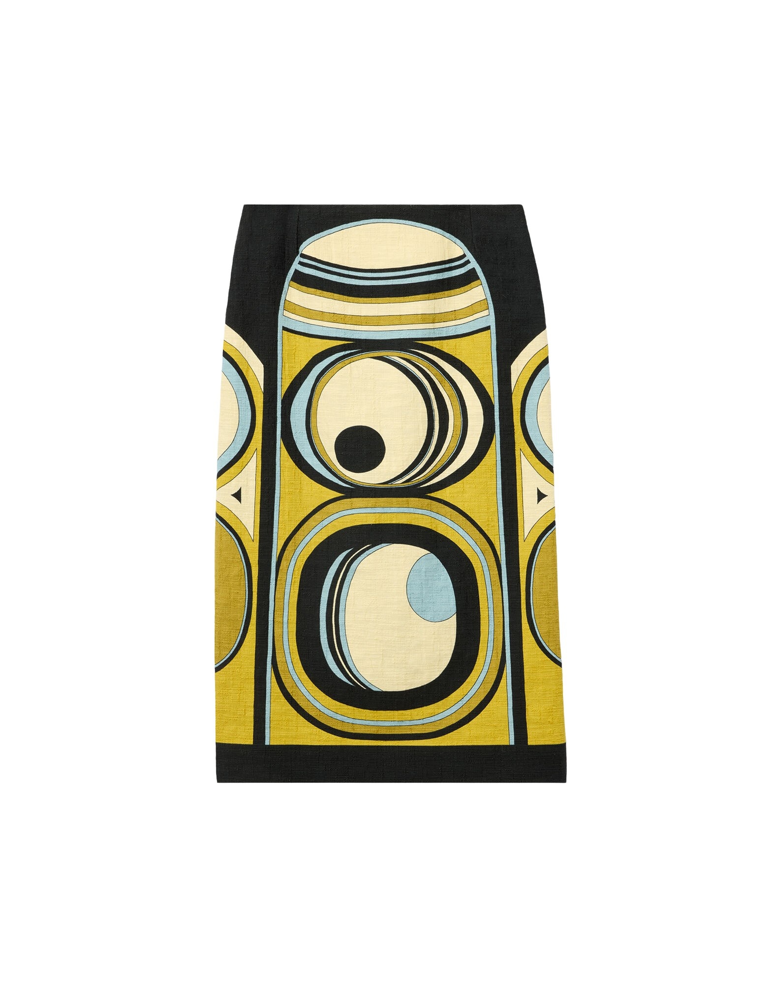 La DoubleJ Pencil Skirt in Sanctuary Placée Gold - Skirts - Milanese Maximalist Fashion at Coveti
