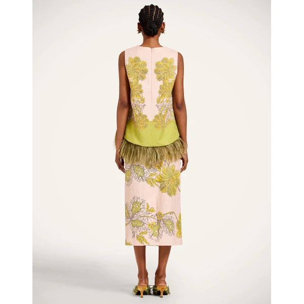 La DoubleJ Pencil Skirt in Swathe Pink - Skirts - Milanese Maximalist Fashion at Coveti