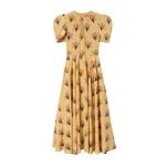 La DoubleJ Petal Dress in Florette Yellow - Dresses - Milanese Maximalist Fashion at Coveti