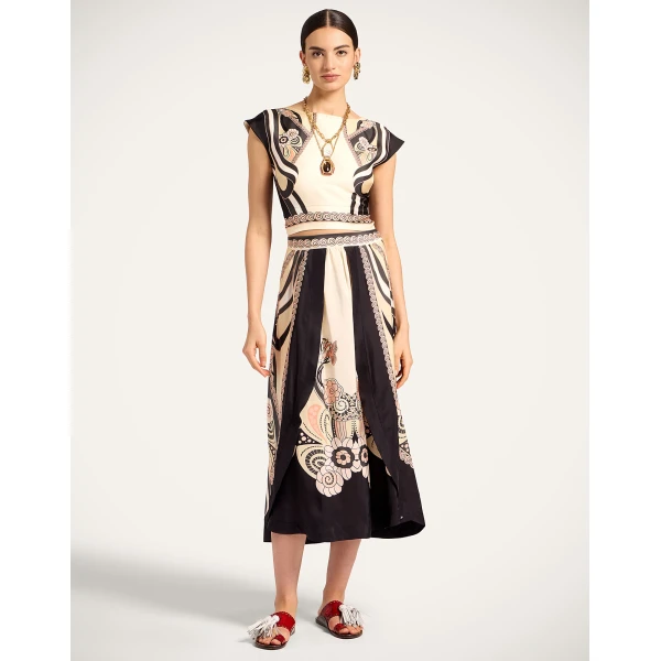 La DoubleJ Petal Skirt in Ambrosia Placée Pale Pink - Skirts - Milanese Maximalist Fashion at Coveti