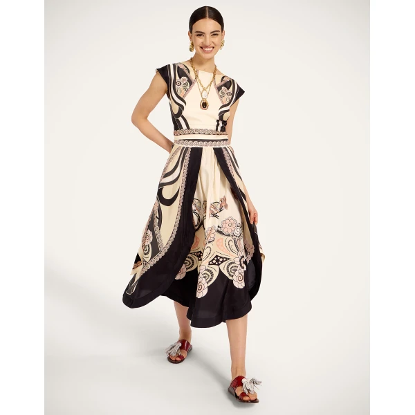La DoubleJ Petal Skirt in Ambrosia Placée Pale Pink - Skirts - Milanese Maximalist Fashion at Coveti