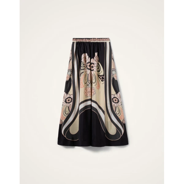 La DoubleJ Petal Skirt in Ambrosia Placée Pale Pink - Skirts - Milanese Maximalist Fashion at Coveti