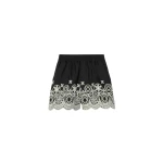 La DoubleJ Pull-Up Shorts in Eclipse Solid Black - Shorts - Milanese Maximalist Fashion at Coveti
