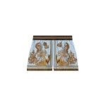 La DoubleJ Pull-Up Shorts in Oceania Placée Light Blue - Shorts - Milanese Maximalist Fashion at Coveti