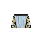 La DoubleJ Pull-Up Shorts in Sanctuary Placée Light Blue - Shorts - Milanese Maximalist Fashion at Coveti