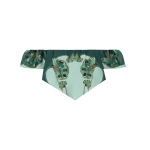 La DoubleJ Sand Dollar Top in Blooming Tulip Placée Mint - Tops - Milanese Maximalist Fashion at Coveti