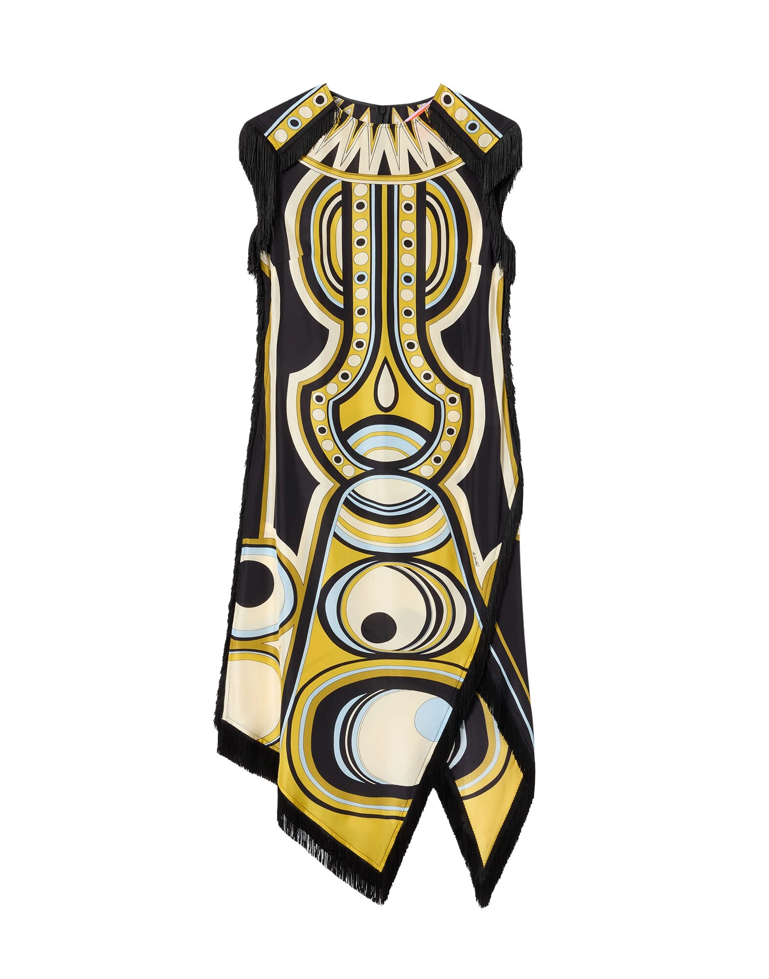 La DoubleJ Scarf Dress in Sanctuary Placée Gold - Dresses - Milanese Maximalist Fashion at Coveti