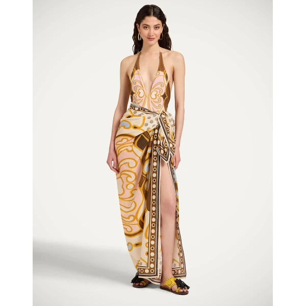 La DoubleJ Sexy Swimsuit in Cocoon Placée Pink - Beachwear - Milanese Maximalist Fashion at Coveti