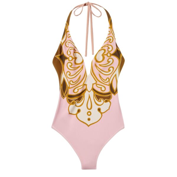 La DoubleJ Sexy Swimsuit in Cocoon Placée Pink - Beachwear - Milanese Maximalist Fashion at Coveti