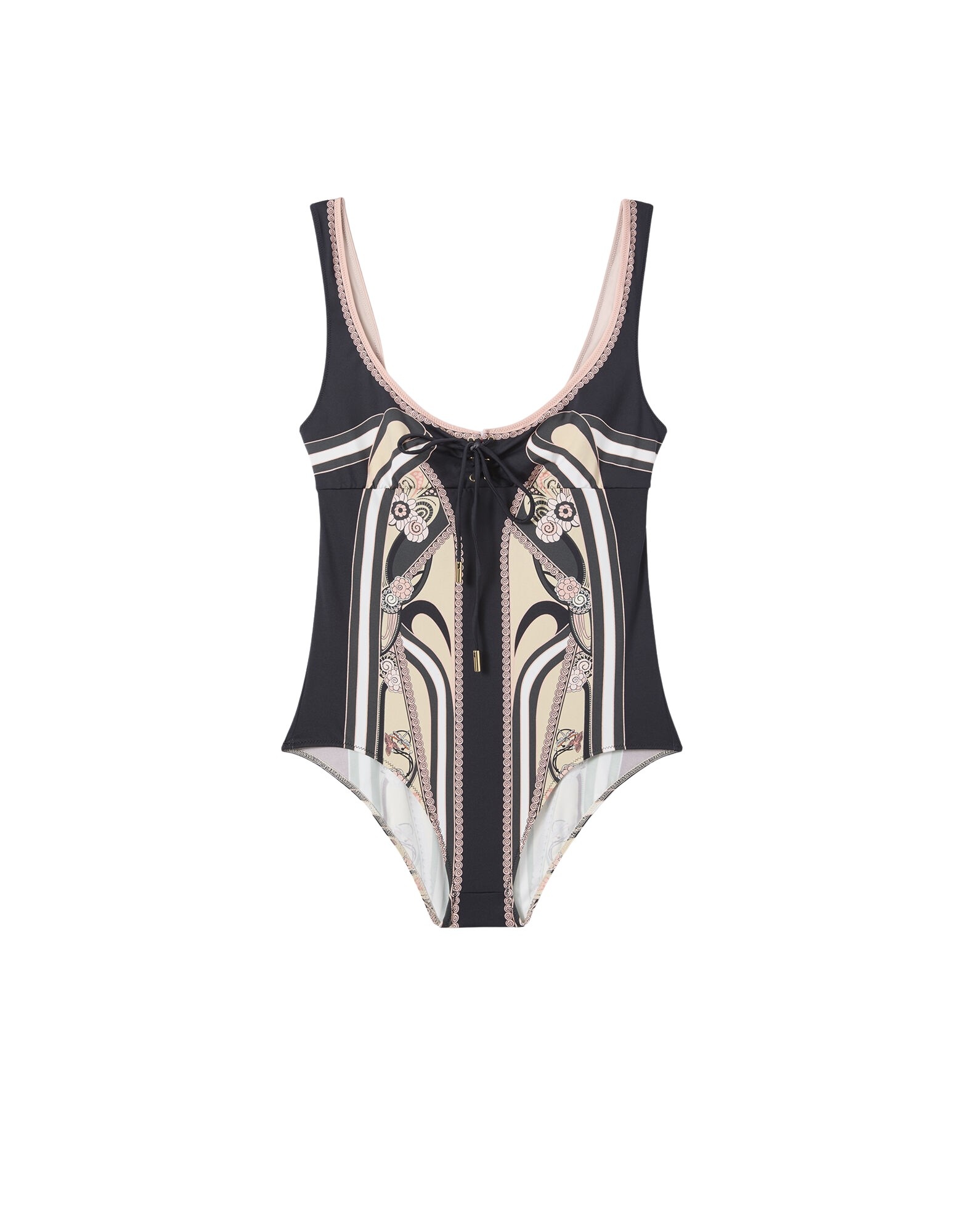 La DoubleJ Sleeveless Sunset Suit in Ambrosia Placée Pale Pink