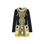 La DoubleJ Slinky Mini Swing Dress in Sanctuary Placée Black - Dresses - Milanese Maximalist Fashion at Coveti
