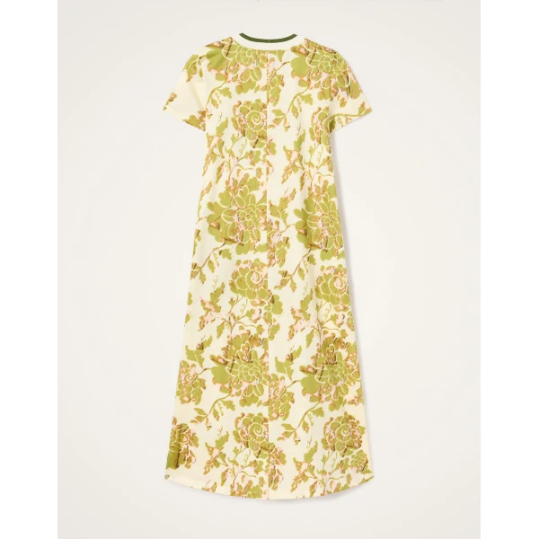 La DoubleJ Sporty Swing Dress in Oasis Green - Dresses - Milanese Maximalist Fashion at Coveti