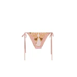 La DoubleJ String Bikini Bottom in Cocoon Placée Pink - Beachwear - Milanese Maximalist Fashion at Coveti