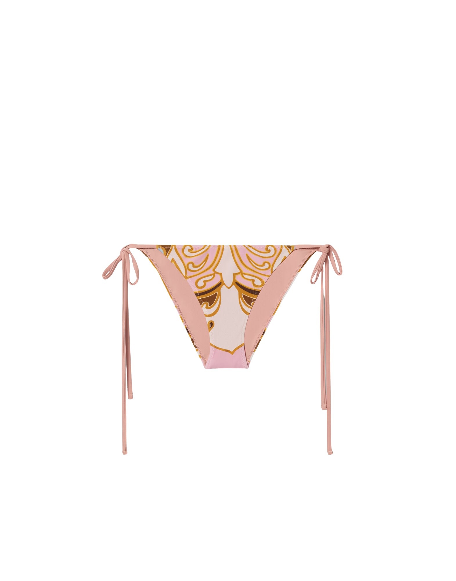 La DoubleJ String Bikini Bottom in Cocoon Placée Pink