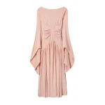 La DoubleJ Sublime Dress in Solid Peach - Dresses - Milanese Maximalist Fashion at Coveti