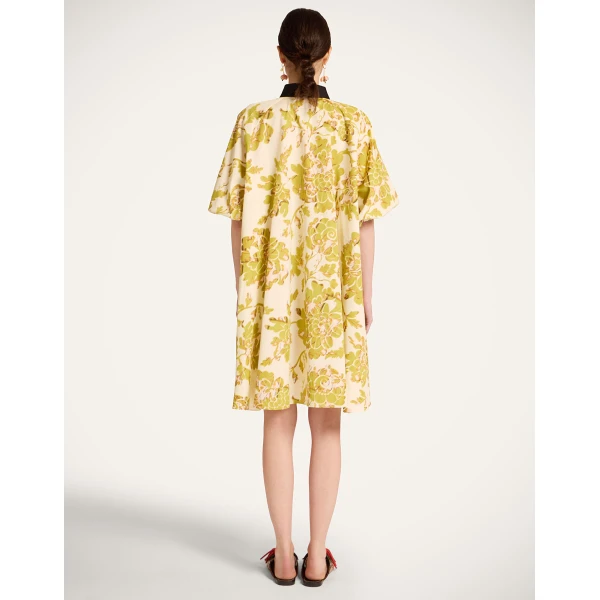 La DoubleJ Sunburst Dress in Oasis Green - Dresses - Milanese Maximalist Fashion at Coveti