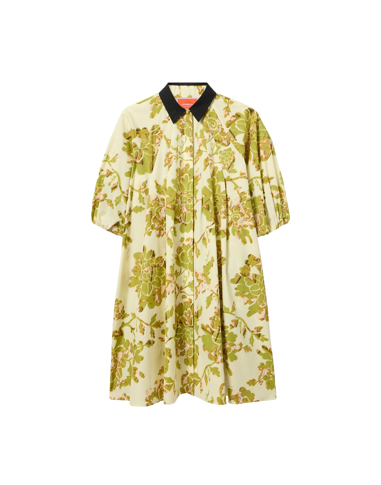 La DoubleJ Sunburst Dress in Oasis Green - Dresses - Milanese Maximalist Fashion at Coveti