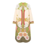 La DoubleJ Sundowner Tunic in Ambrosia Placée Ivory - Dresses - Milanese Maximalist Fashion at Coveti