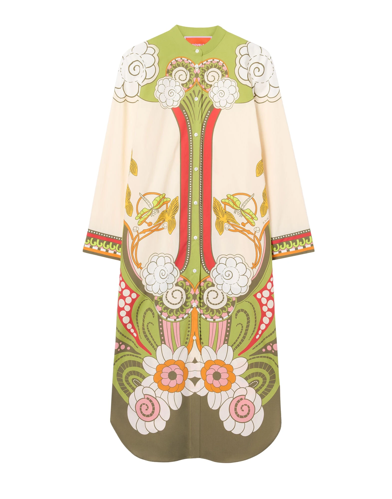 La-DoubleJ-Sundowner-Tunic-in-Ambrosia-Placee-Ivory98967_nobg La DoubleJ Sundowner Tunic in Ambrosia Placée Ivory - Dresses - Milanese Maximalist Fashion at Coveti