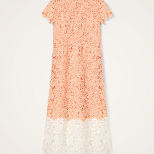 La DoubleJ Super Swing Dress in Solid Apricot - Dresses - Milanese Maximalist Fashion at Coveti