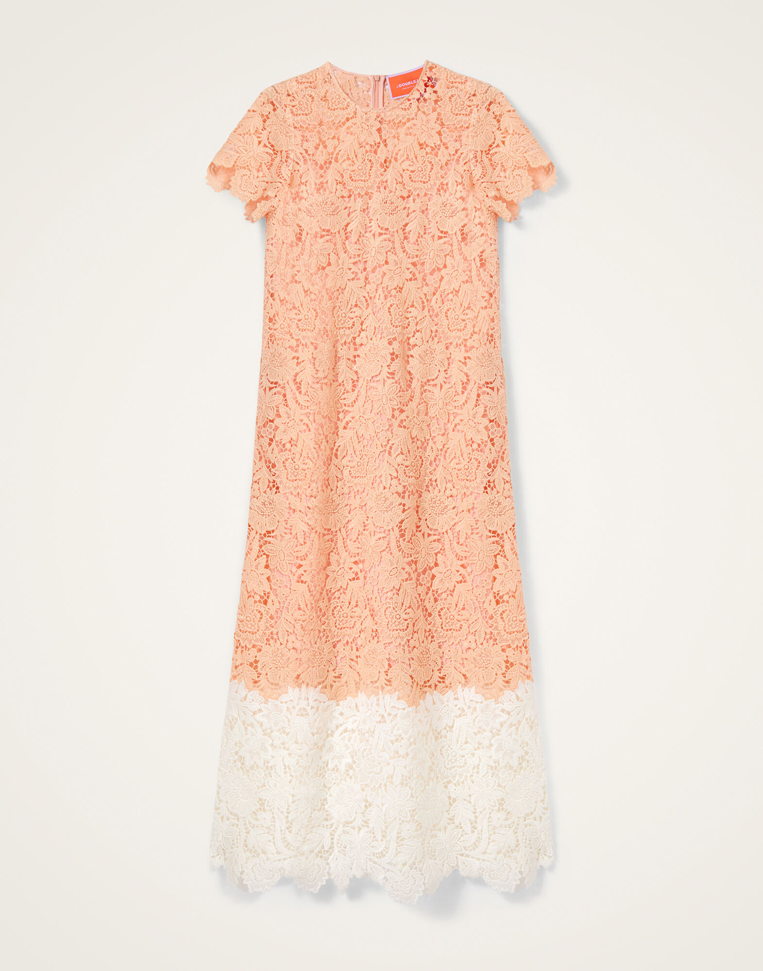 La DoubleJ Super Swing Dress in Solid Apricot - Dresses - Milanese Maximalist Fashion at Coveti