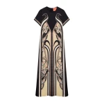 La DoubleJ Swing Dress in Ambrosia Placée Pale Pink - Dresses - Milanese Maximalist Fashion at Coveti