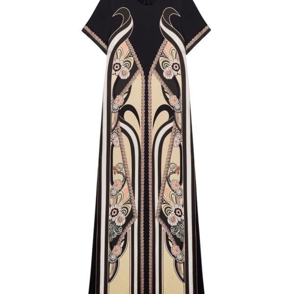 La DoubleJ Swing Dress in Ambrosia Placée Pale Pink - Dresses - Milanese Maximalist Fashion at Coveti