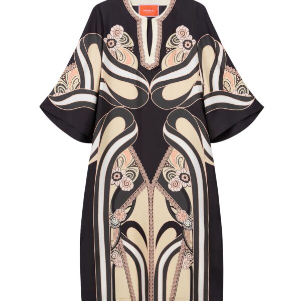 La DoubleJ The Kaftan in Ambrosia Placée Pale Pink - Dresses - Milanese Maximalist Fashion at Coveti