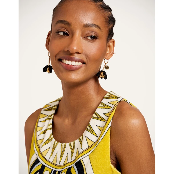 La DoubleJ Totem Dress in Sanctuary Placée Gold - Dresses - Milanese Maximalist Fashion at Coveti