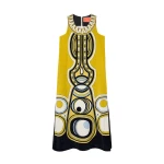 La DoubleJ Totem Dress in Sanctuary Placée Gold - Dresses - Milanese Maximalist Fashion at Coveti