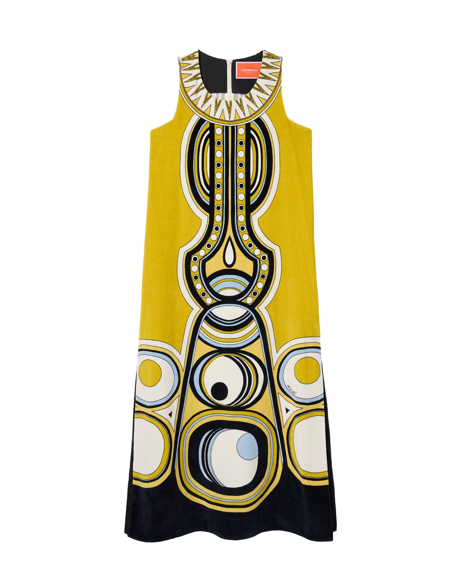 La DoubleJ Totem Dress in Sanctuary Placée Gold - Dresses - Milanese Maximalist Fashion at Coveti