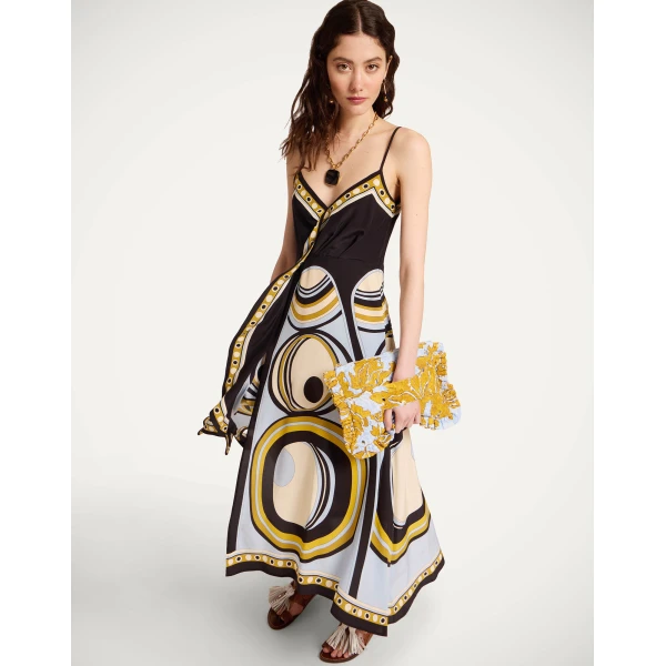 La DoubleJ Turn Around Dress in Sanctuary Placée Light Blue - Dresses - Milanese Maximalist Fashion at Coveti