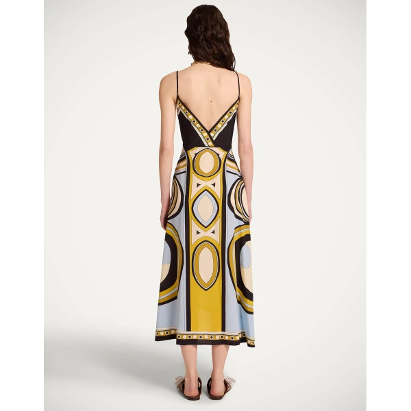 La DoubleJ Turn Around Dress in Sanctuary Placée Light Blue - Dresses - Milanese Maximalist Fashion at Coveti