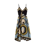 La DoubleJ Turn Around Dress in Sanctuary Placée Light Blue - Dresses - Milanese Maximalist Fashion at Coveti