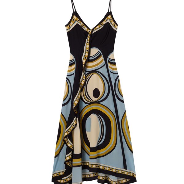 La DoubleJ Turn Around Dress in Sanctuary Placée Light Blue - Dresses - Milanese Maximalist Fashion at Coveti
