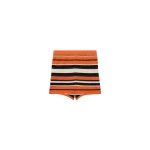 La DoubleJ Veneziana Shorts in Multicolor Orange - Shorts - Milanese Maximalist Fashion at Coveti