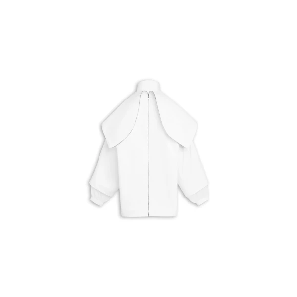 Alaia Layered Cotton Parka Coat, view 5