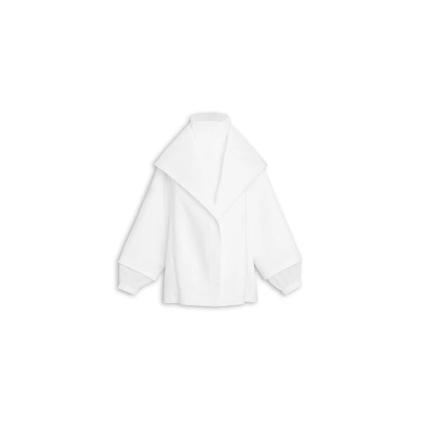 Alaia Layered Cotton Parka Coat