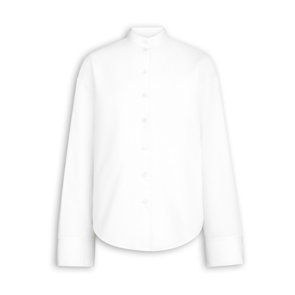 Alaïa Layered Poplin Shirt - ALAÏA Tops - Laser Cut Luxury - Shop at Coveti