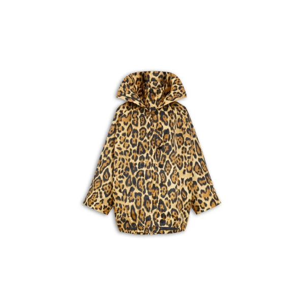 Alaia Layered Twill Coat, view 3