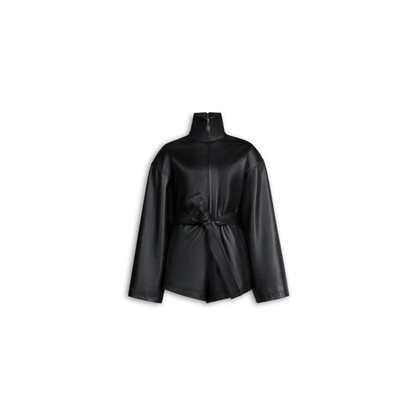 Alaia Leather Short Jumpsuit