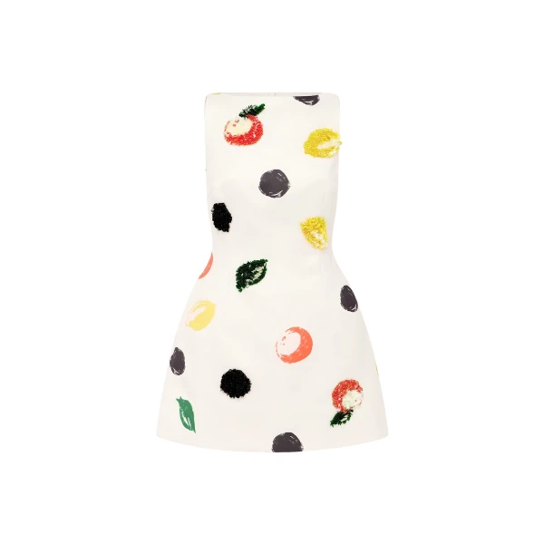 Leo Lin Ali Embellished Boat Neck Mini Dress  - Leo Lin Dress - Australian Luxury Fashion - Shop at Coveti
