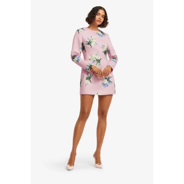 Leo Lin Aliza Long Sleeve Mini Dress  - Leo Lin Dress - Australian Luxury Fashion - Shop at Coveti